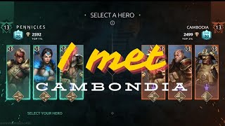 I met a Cambodian Player  Shadow Fight 4 Arena [upl. by Diella]