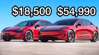 CHEAP vs EXPENSIVE Tesla Model 3 Performance  Worth the Upgrade [upl. by Bridges508]