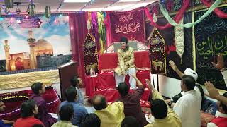 Allama Zameer Akhtar Naqvi reciting Jashan e Ghadeer at Aliyun Waliullah 2 [upl. by Alemap]