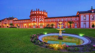 Biebricher Shloss amp Schlosspark  Wiesbaden  Germany  🇩🇪 tour in 4k [upl. by Gibbs729]