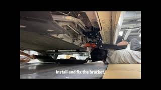 Electric running boards installation video for Leading Ideal One [upl. by Rafaellle]