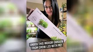 Unbox This Hydroponic Indoor Garden From GrowLED [upl. by Peednus]