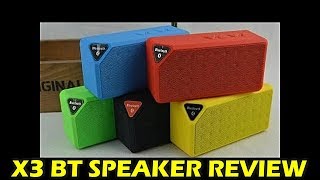 X3 Mini Bluetooth Speaker  Unboxing and Review [upl. by Lleroj]