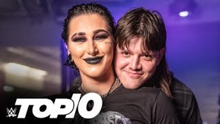 Rhea amp Dom’s best moments WWE Top 10 July 21 2024 [upl. by Aicnerolf]