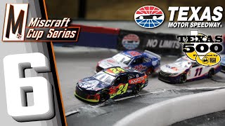 NASCAR StopMotion Miscraft Cup Series  S6 R3  Texas [upl. by Oicangi]