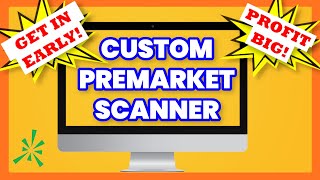 Premarket Scanner to Find Stock Movers Early [upl. by Selene135]