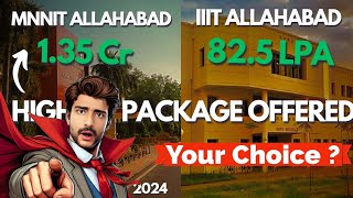 MNNIT Allahabad Vs IIIT Allahabad Comparison amp Highest Package of IIIT A  JEE 2024 By Sanket Tiwari [upl. by Oilerua815]