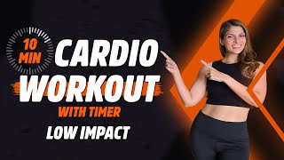 Quick 10Minute LowImpact Cardio for All Levels Weightloss [upl. by Melessa]