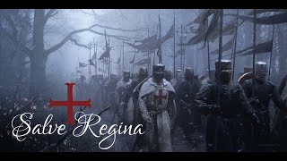 Templars singing and marching in the rain  Salve Regina [upl. by Lenna]