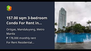 15700 sqm 3bedroom Condo For Rent in Ortigas [upl. by Hootman]