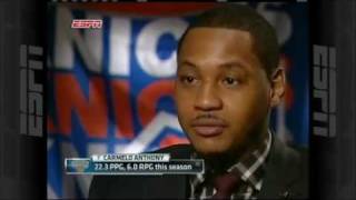 Carmelo Anthony Unique Interview On Jeremy Lin quotLinsanityquot HD [upl. by Jurgen272]