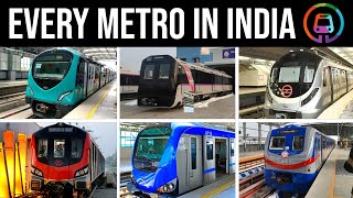 Every Single Metro in INDIA  2022 [upl. by Annekahs]