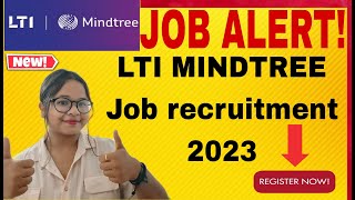 LTI Mindtree Off Campus Drive 2023 Registration  LTI Mindtree Recruitment 2023  Apply Now Open [upl. by Deb]