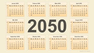 Kalender 2050 [upl. by Anilejna803]