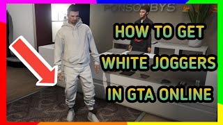 GTA ONLINE  HOW TO GET WHITE JOGGERS easy  AFTER 150 [upl. by Atisusej273]