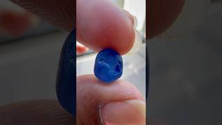 Wow That Colour Of Natural Blue Sapphire gemstone bluesapphire ceylongems shorts sapphire [upl. by Trillbee699]