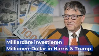 Bill Gates hat Kamala Harris mit Millionenbeträgen unterstützt [upl. by Neliak]