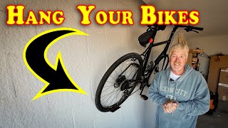 Borgen Bike Mount  MZYRH Pedal Bike Wall Mount Installation  review in The Villages Florida [upl. by Aekal]