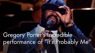 Gregory Porter performs Its Probably Me at the Polar Music Prize Ceremony 2017 [upl. by Niatsirk724]