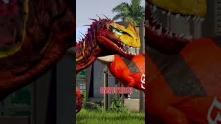 Superhero Dino Battle Royale Deadpools vs Spidermans Giganotosaurus dinofight indominusrex [upl. by Sinnelg]