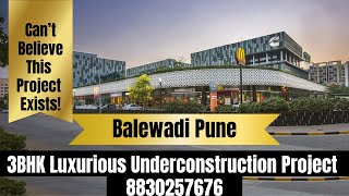 178 Cr 3BHK Luxurious Flat For Sale In Balewadi Pune  Call On 8830257676 [upl. by Unity]