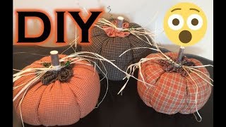 EASY Fabric Pumpkins [upl. by Christmas849]