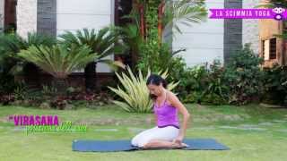 Supta Virasana  stretching gambe [upl. by Normie]