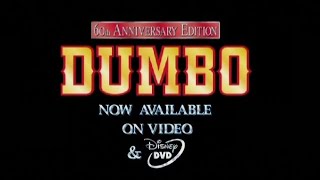 Dumbo  2001 quot60th Anniversary Editionquot VHSDVD Trailer [upl. by Joachima421]