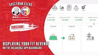 Show Your FiT Revenue in the SolarEdge App [upl. by Uyekawa]