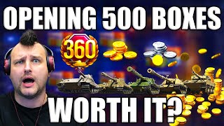 OPENING 500 LARGE BOXES  Still Great Value  Holiday Ops 2024 WoT [upl. by Ardnu941]