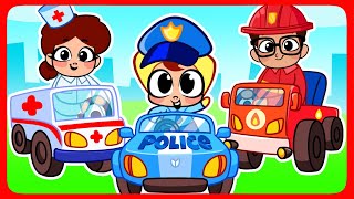 🚒 ¡El equipo de rescate está llegando 🚑 Canciones infantiles y rimas 🚒 [upl. by Waxler]