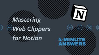 Notion Tutorial  Mastering WEB CLIPPERS for Notion [upl. by Bink255]