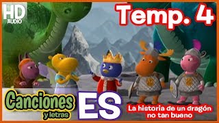 Backyardigans  La historia de un dragón no tan bueno Canciones [upl. by Suirad]