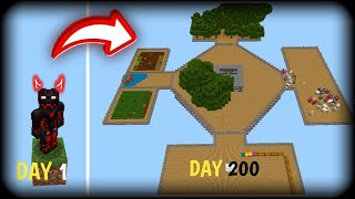 I Survive one block in Minecraft 200 days [upl. by Meaghan]