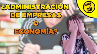 🚨🚨Administracion de empresas o Economía 🤔 Porque estudiar ADE Porque estudiar economia [upl. by Ettelrac]