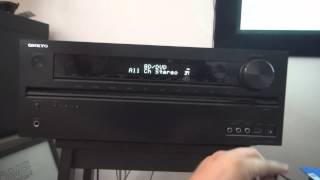 Onkyo TXNR509 problems no sound [upl. by Finer]