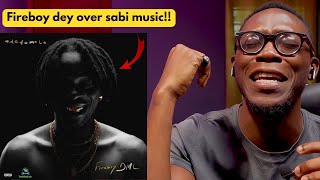 Fireboy DML Adedamola Album Reaction  HE IS MY GOAT [upl. by Zeph]