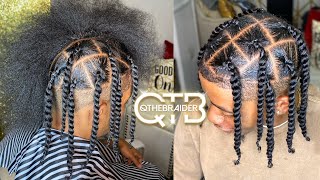 QTHEBRAIDER HOW TO Juicy Twists NO WATER [upl. by Ilenay399]