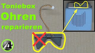 Toniebox Ohren reparieren ✅ OHNE Löten ✅ Toniebox Ohren austauschen  Toniebox Ohren tauschen diy [upl. by Harolda]