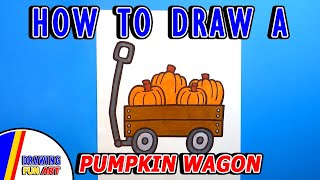 How To Draw A Pumpkin Wagon [upl. by Lewie344]