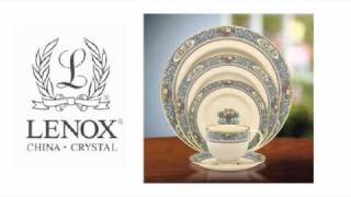 Lenox 8Piece Sparkle amp Scroll Ornament Set on QVC [upl. by Abbotsen]