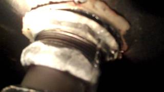 tub strainer and trap leaking under mobile home by florida plumber [upl. by Nyrb]