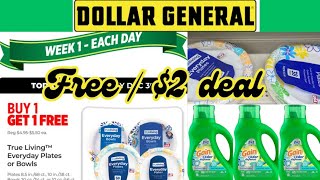 Dollar General Deal  24 days of savings plus 2 Gain [upl. by Hewes]