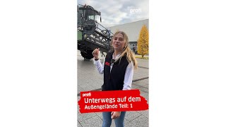 Unterwegs auf dem Außengelände Teil 1  Agritechnica mit Anouk 14 [upl. by Ominoreg352]