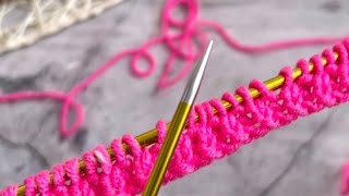 A new way to knitting This is so beautiful and easy to follow knitting step by step [upl. by Douty]