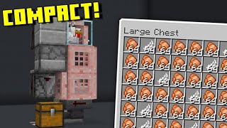 COMPACT Automatic Chicken Farm in Minecraft Bedrock 120 Tutorial [upl. by Elleron]