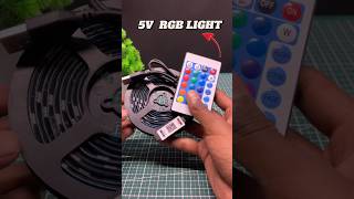 5V DC RGB LED LIGHT review shorts [upl. by Reo]