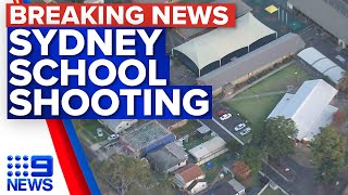 Bullet fired through window at public school in Sydneys southwest  9 News Australia [upl. by Dyal]