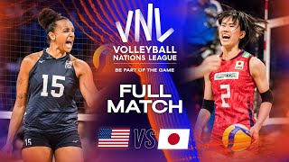 🇺🇸 USA vs 🇯🇵 JPN  Full Match  Quarter Finals  Womens VNL 2023 [upl. by Khajeh]