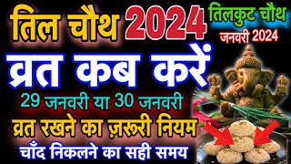 Til Chauth 2024।तिल चौथ व्रत के नियम।tilkut chauth kab hai 2024।til chauth vrat kab hai [upl. by Are450]